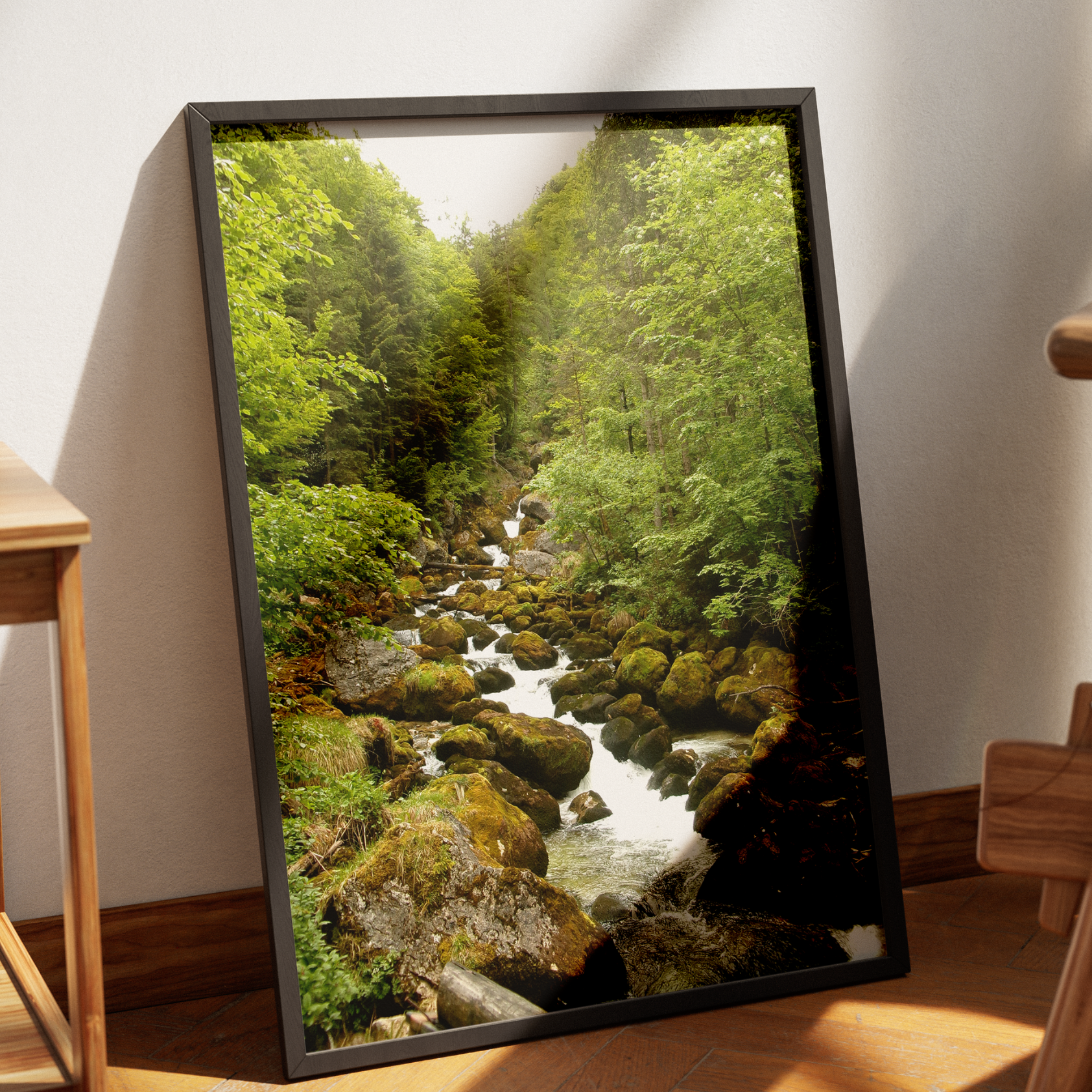 The Alps Forest Cascade